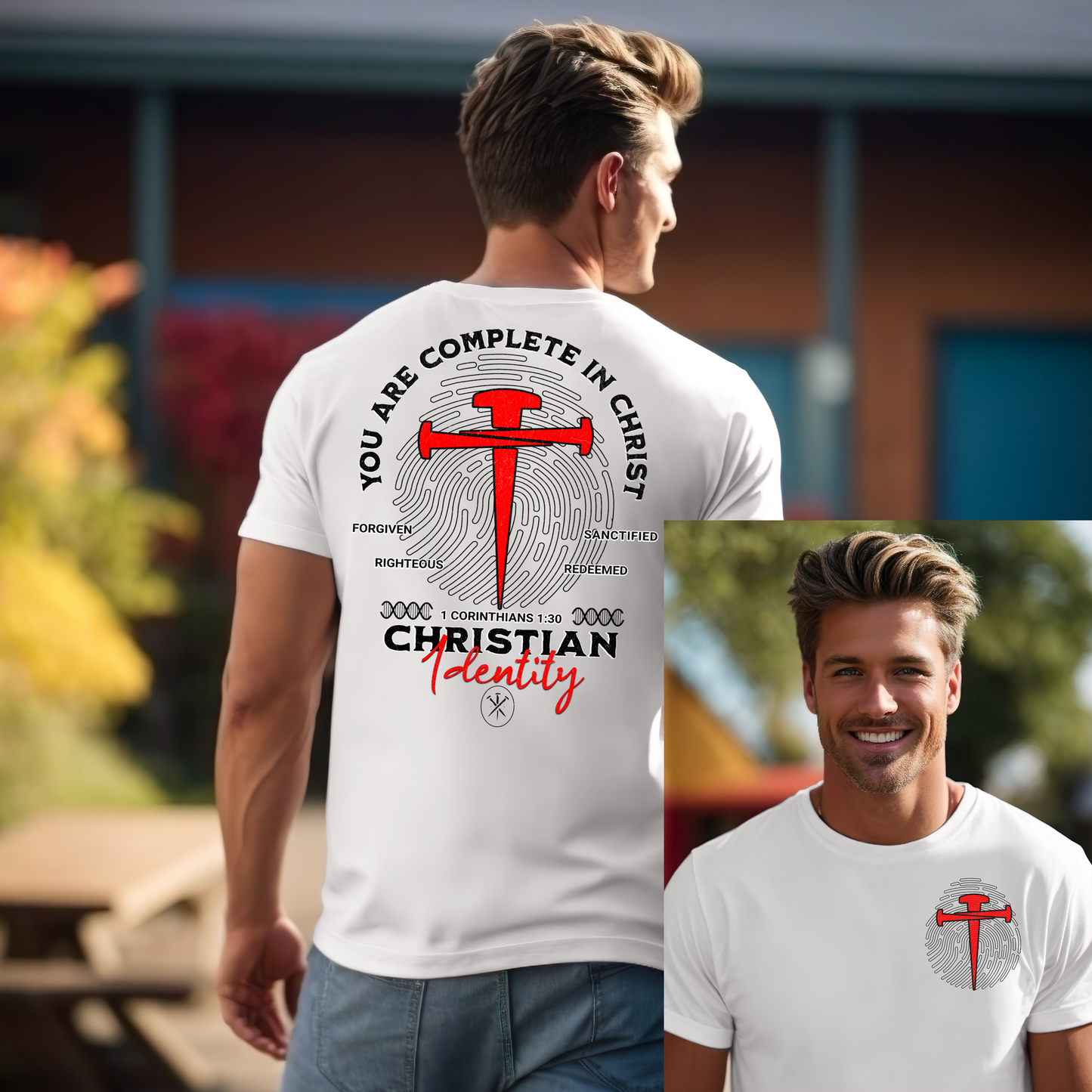 Shirt for men with Cristian message